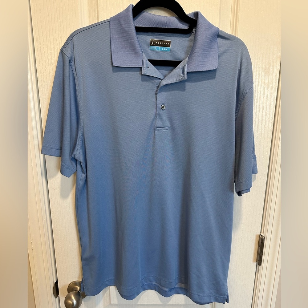PGA Tour brand Blue Golf Shirt
Size Large